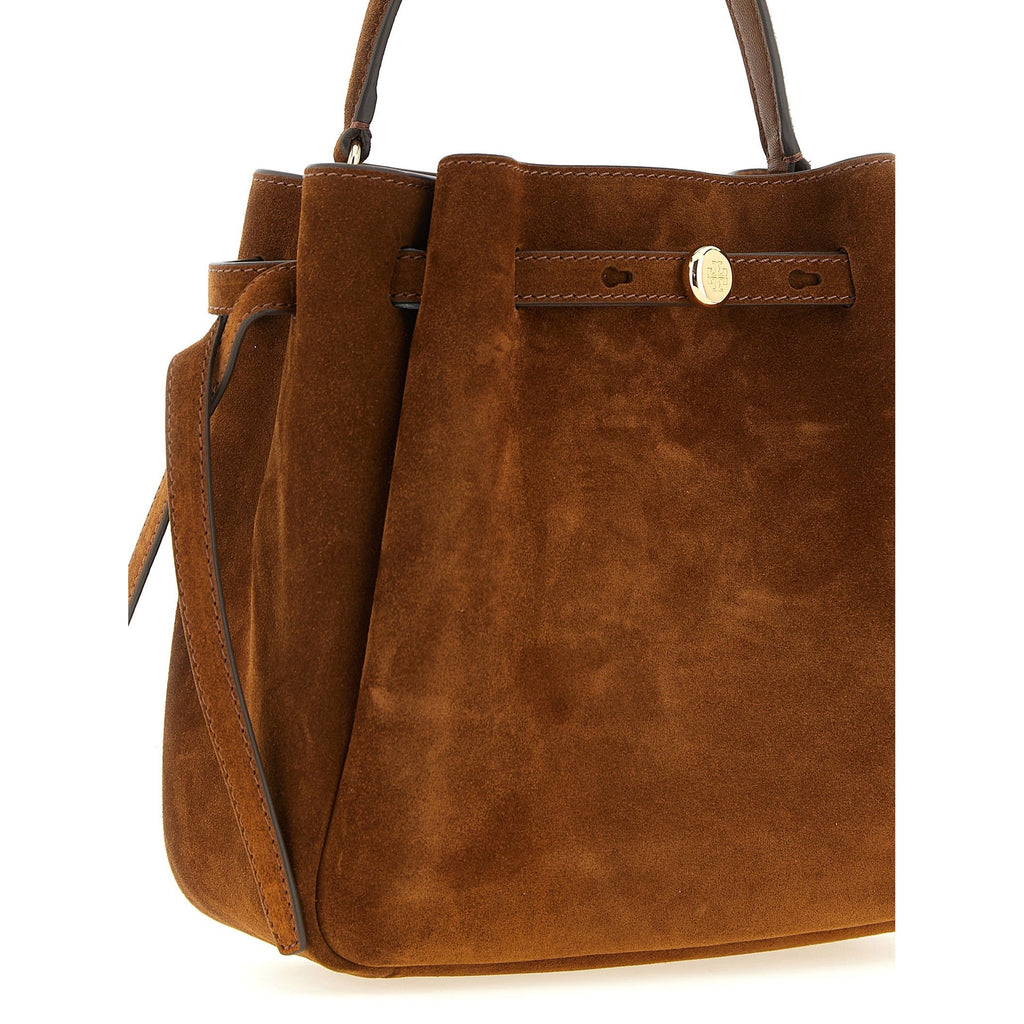 Brown Bovine Leather Crossbody Bag