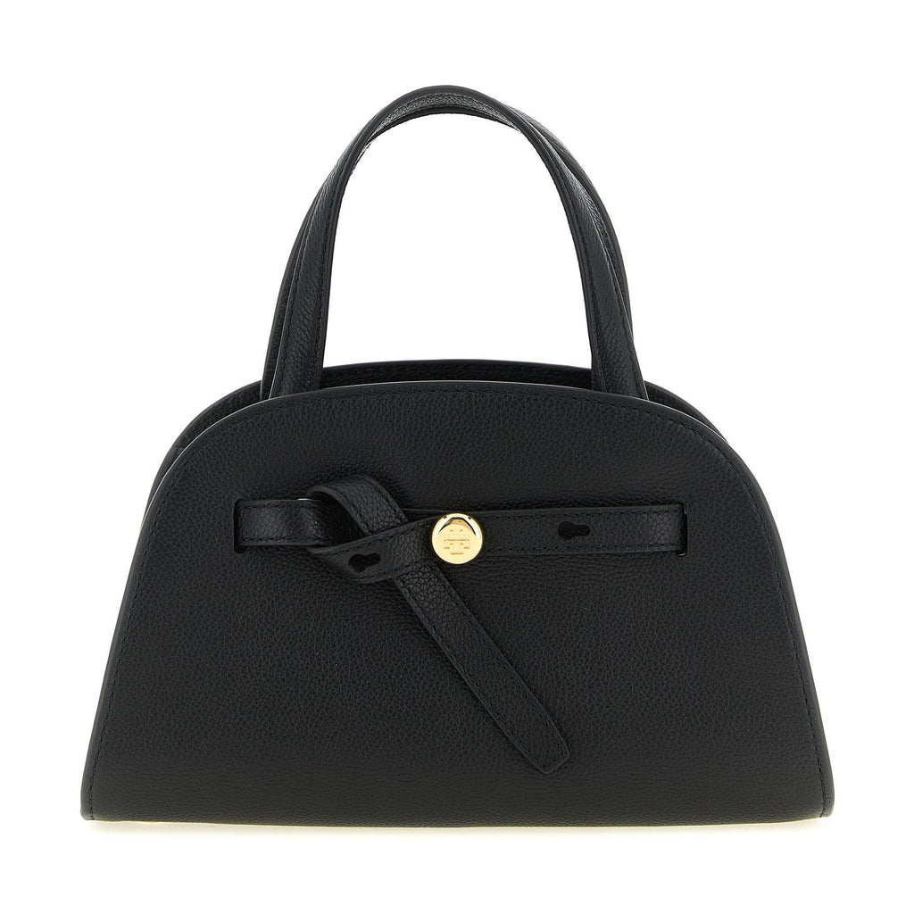 Black Cowhide Crossbody Bag