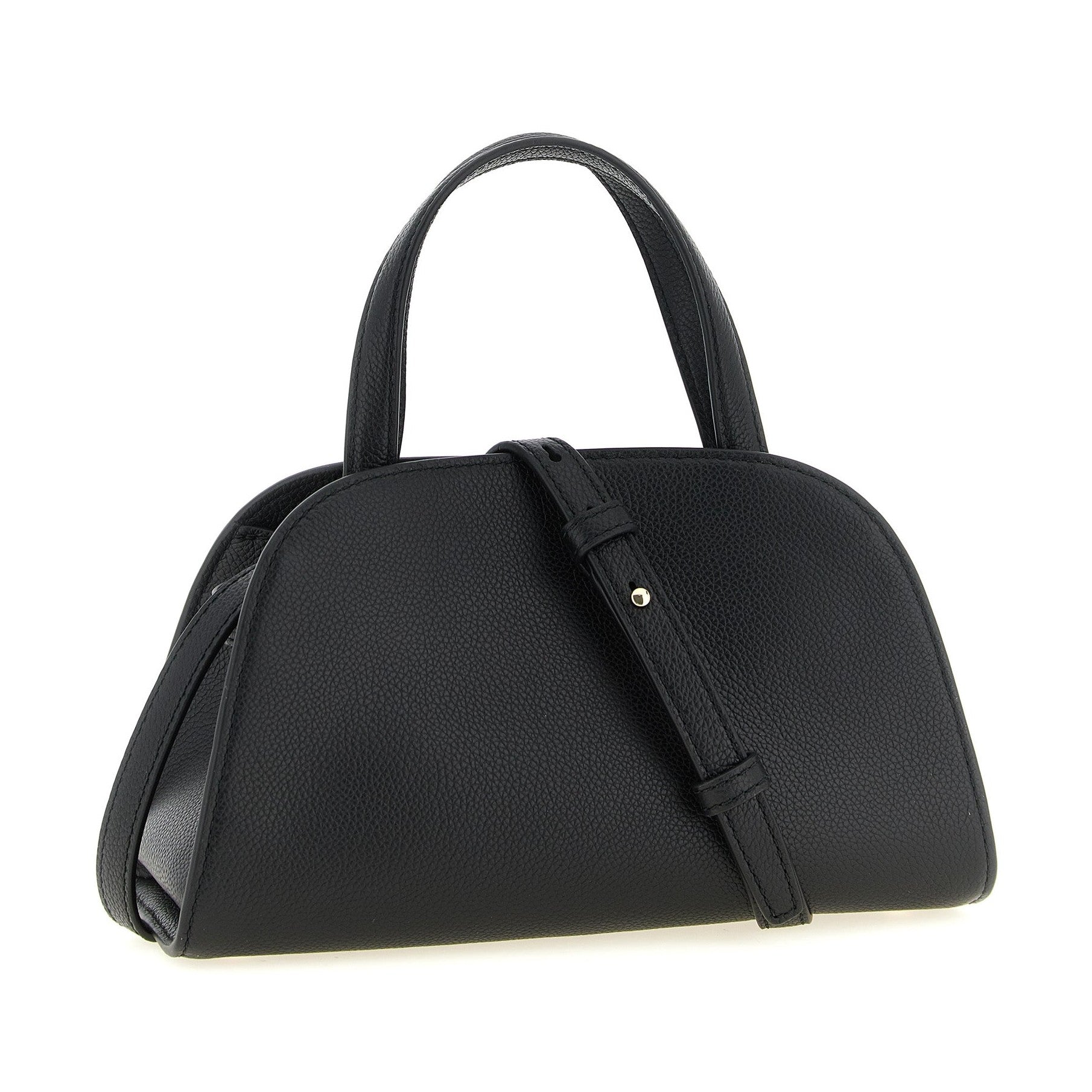 Black Cowhide Crossbody Bag
