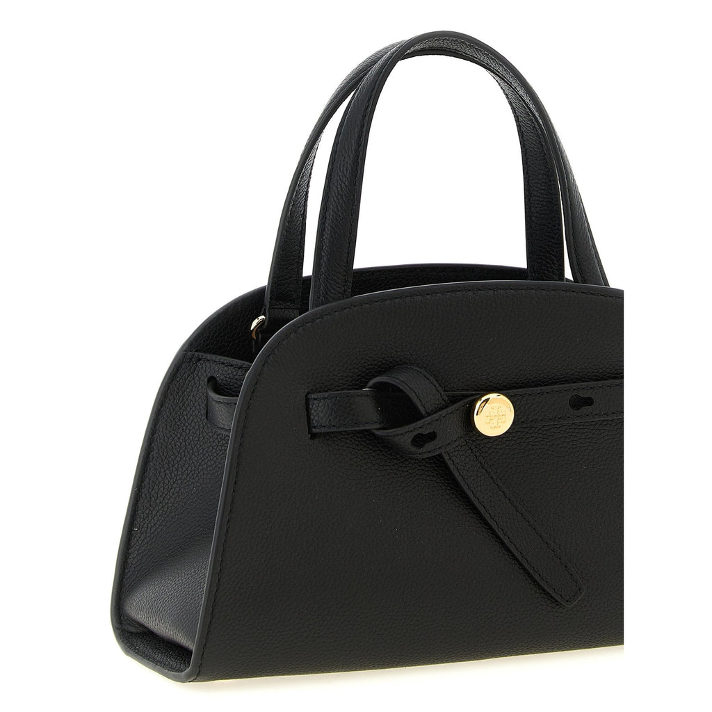 Black Cowhide Crossbody Bag