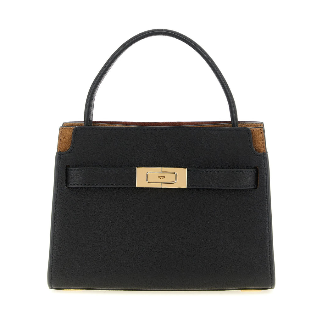 Black Lambskin Crossbody Bag