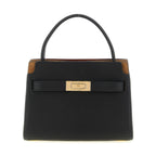 Black Lambskin Crossbody Bag