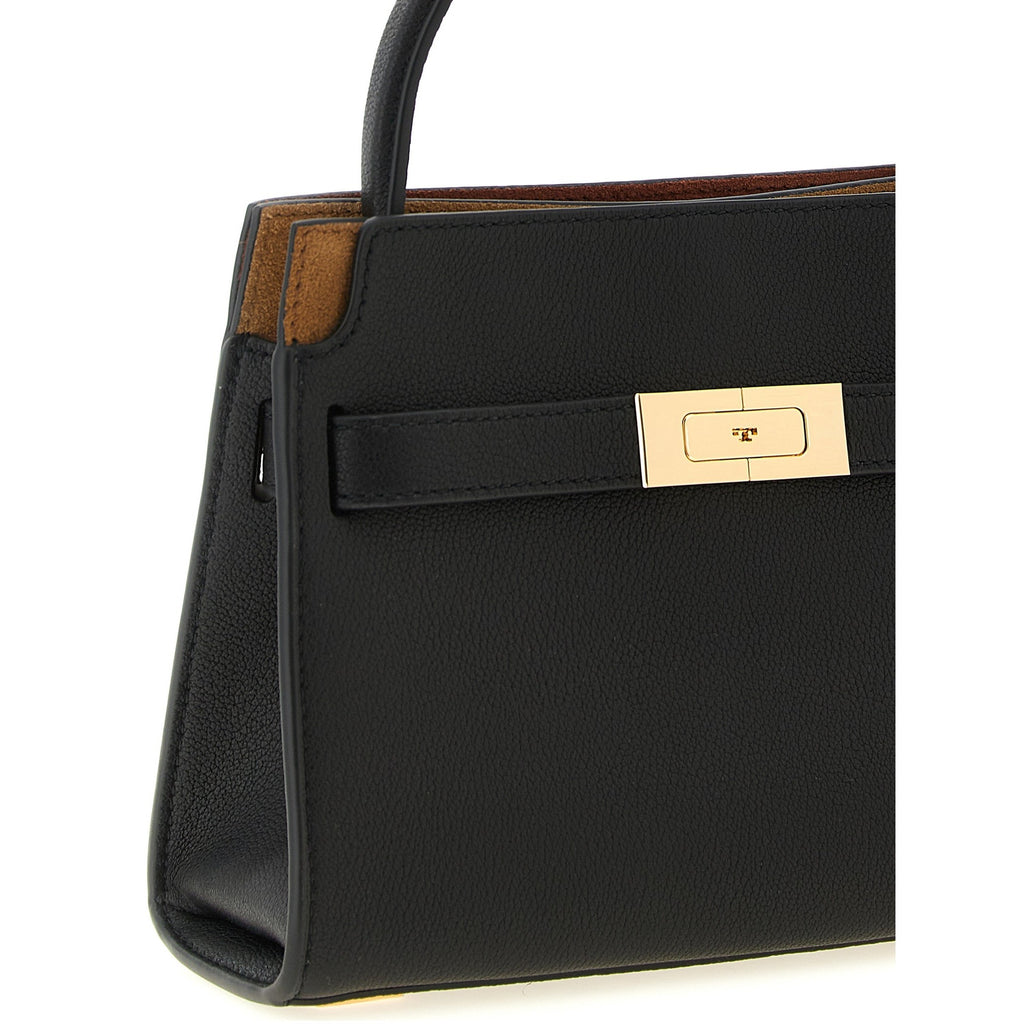 Black Lambskin Crossbody Bag
