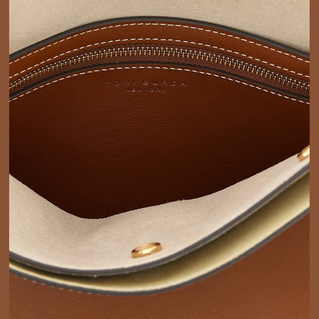 Brown Cowhide Crossbody Bag