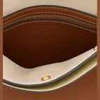 Brown Cowhide Crossbody Bag