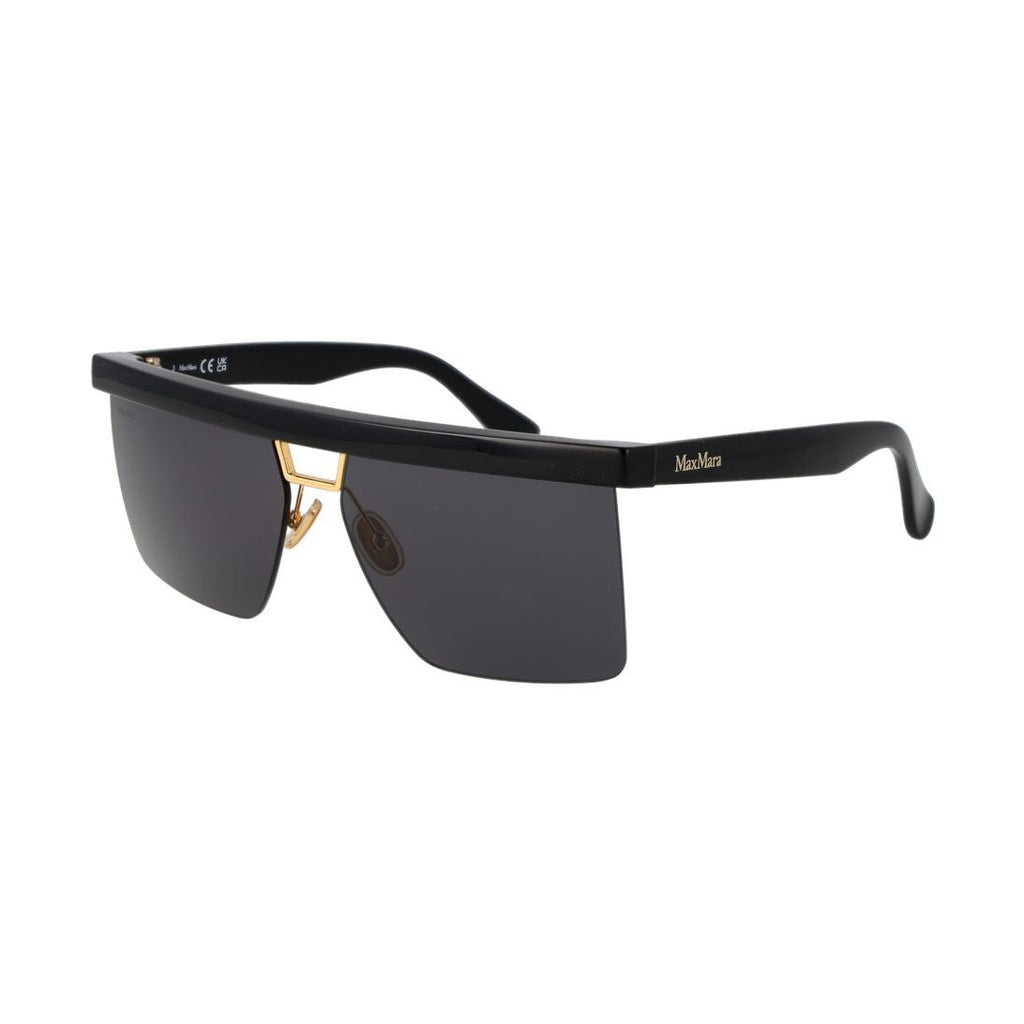Black Stainless Steel Sunglasses