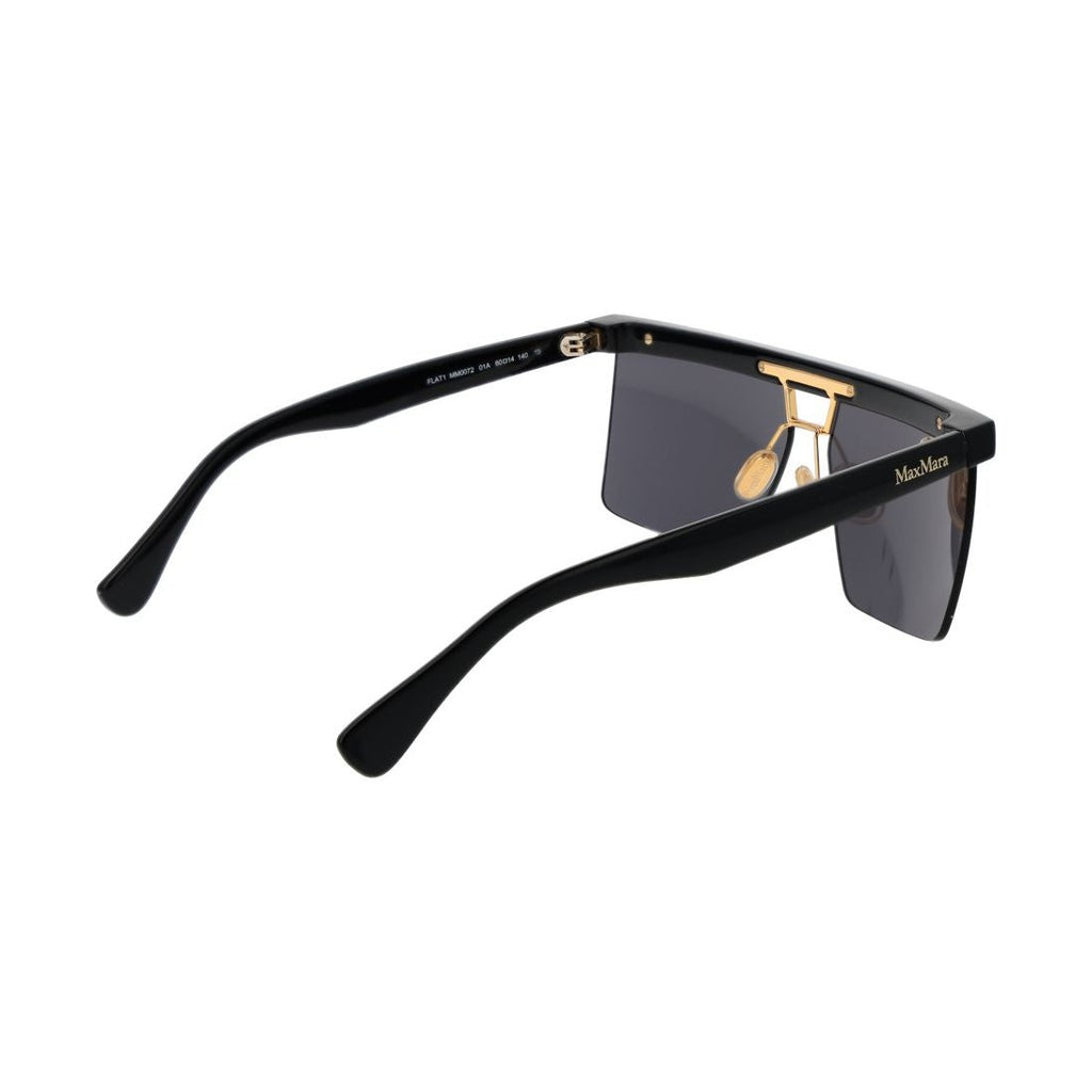 Black Stainless Steel Sunglasses