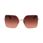 Rose Gold Metal Sunglasses