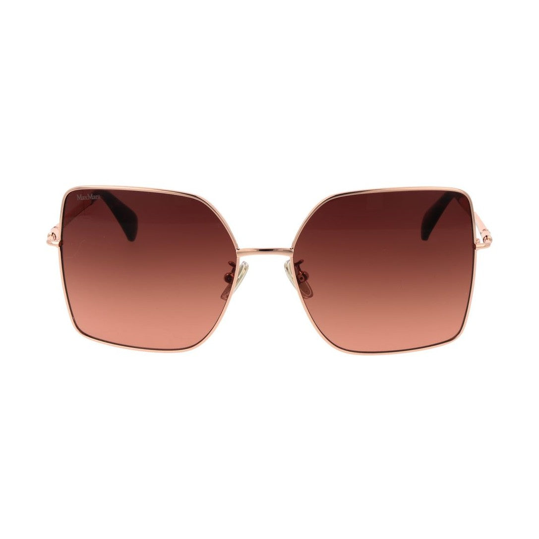 Rose Gold Metal Sunglasses