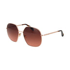 Rose Gold Metal Sunglasses