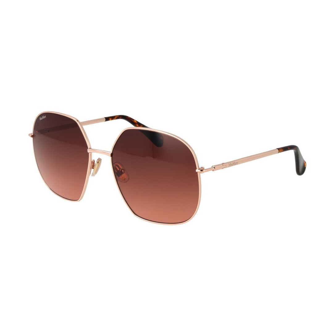 Rose Gold Metal Sunglasses