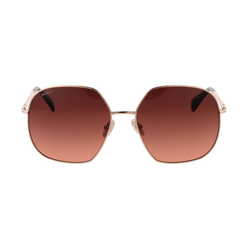 Rose Gold Metal Sunglasses