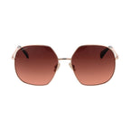 Rose Gold Metal Sunglasses