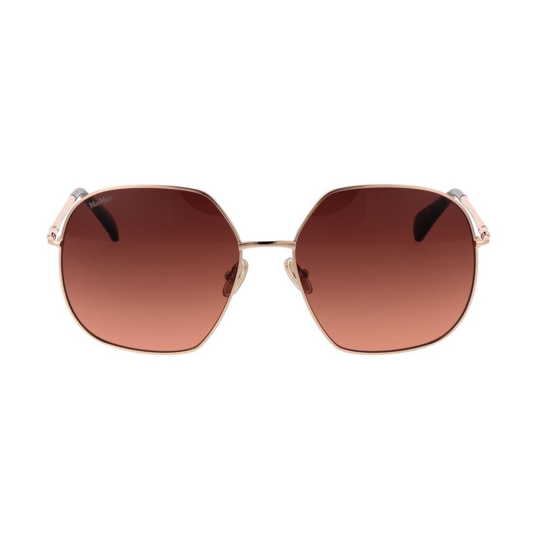 Rose Gold Metal Sunglasses