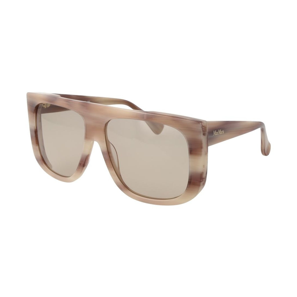 Beige Acetate Sunglasses