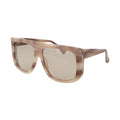 Beige Acetate Sunglasses