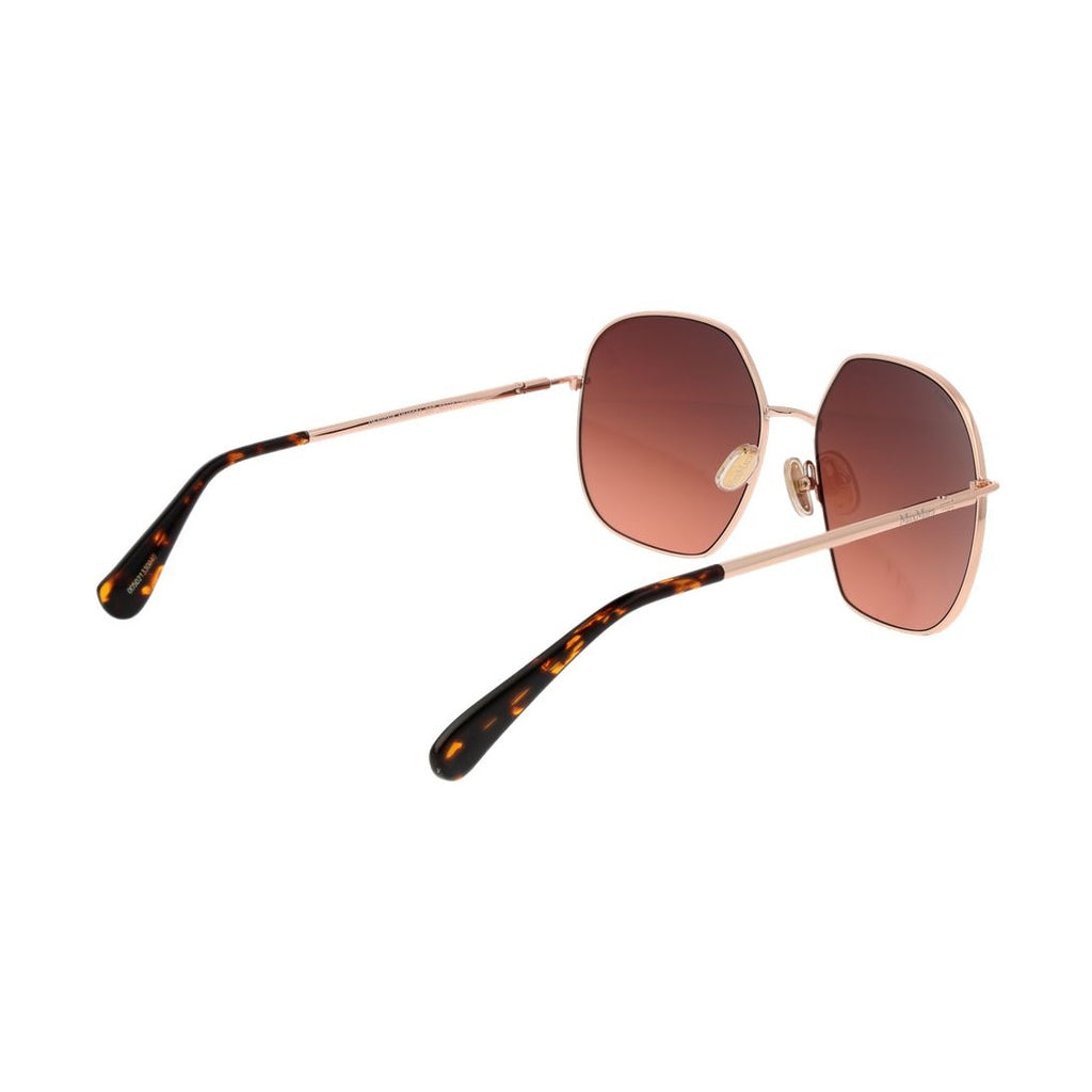 Rose Gold Metal Sunglasses
