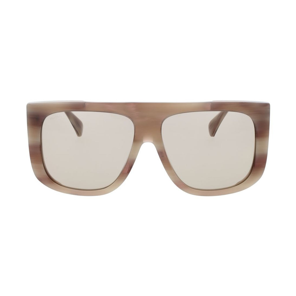 Beige Acetate Sunglasses