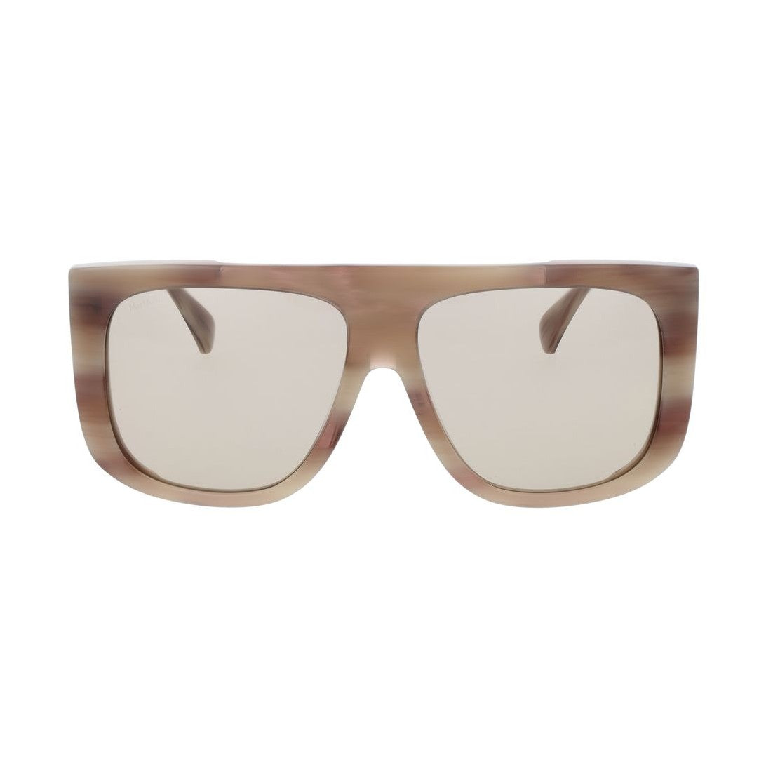 Beige Acetate Sunglasses