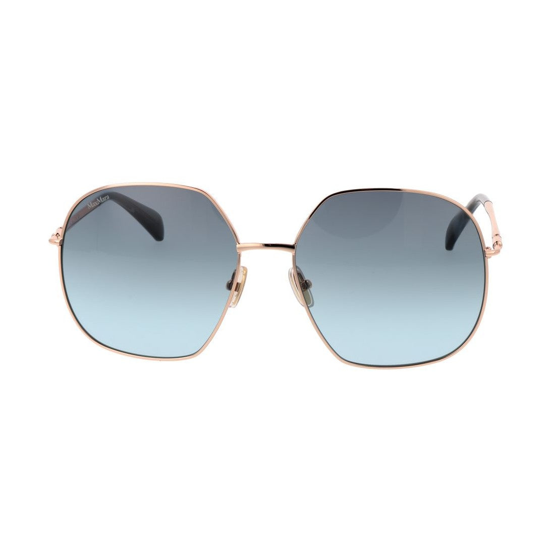 Rose Gold Metal Sunglasses