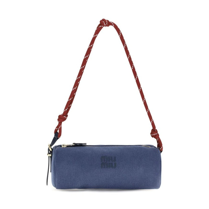 Blue Cotton Shoulder Bag