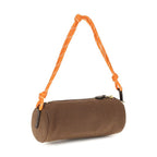Brown Cotton Shoulder Bag