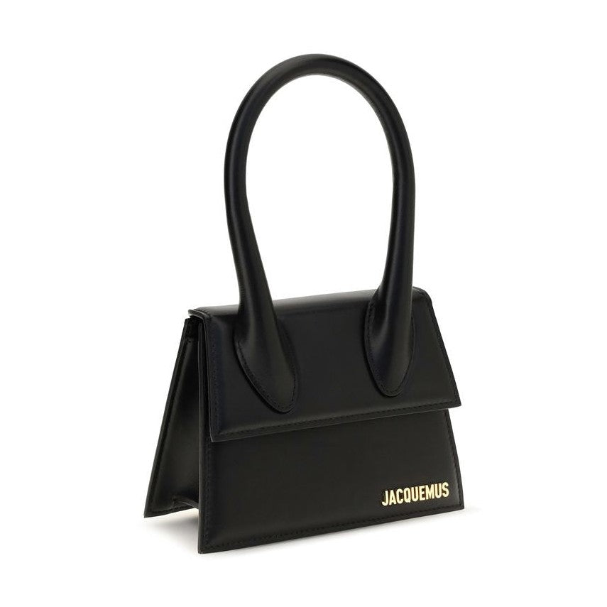 Black Calf Leather Bos Taurus Handbag