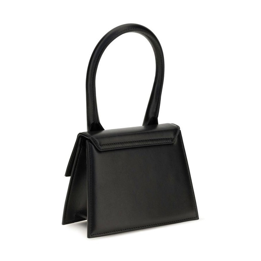 Black Calf Leather Bos Taurus Handbag