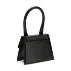 Black Calf Leather Bos Taurus Handbag
