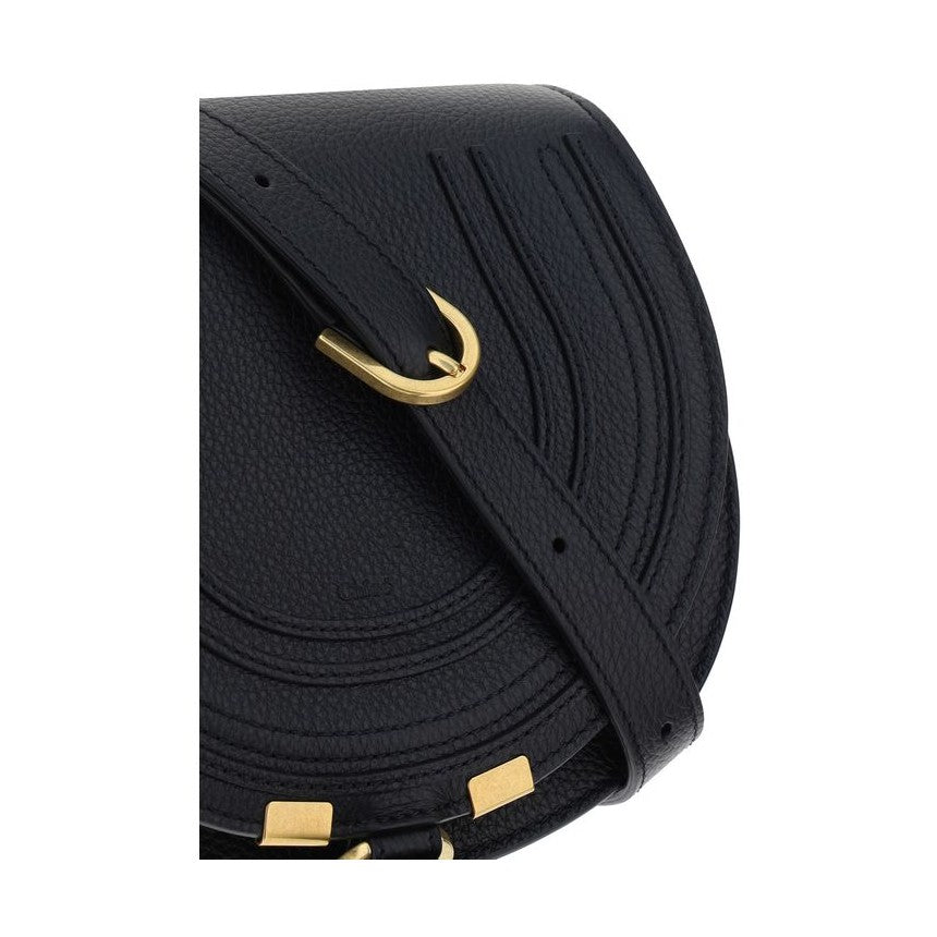 Black Calf Leather Bos Taurus Shoulder Bag