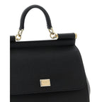 Black Calfskin Handbag