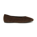 Brown Calf Leather Bos Taurus Ballet Flats
