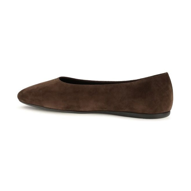 Brown Calf Leather Bos Taurus Ballet Flats