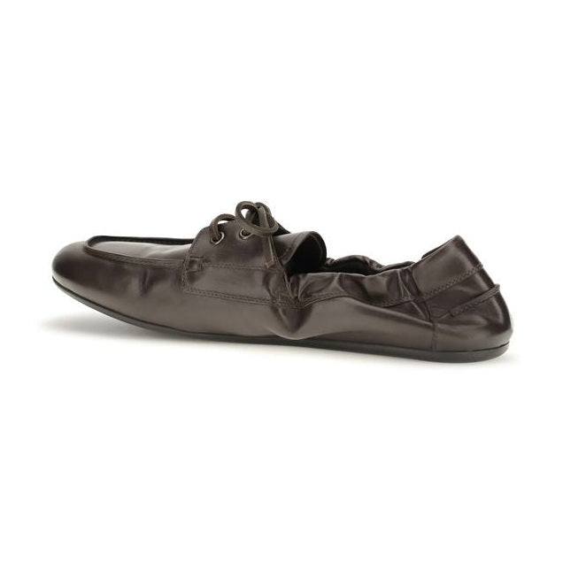 Brown Calf Leather Bos Taurus Slip-On Loafers