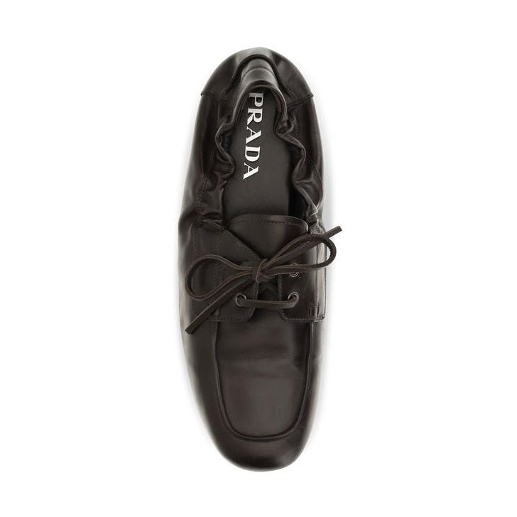 Brown Calf Leather Bos Taurus Slip-On Loafers
