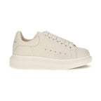 White Calf Leather Bos Taurus Chunky Sneakers