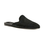 Black Calf Leather Bos Taurus Mules