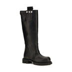 Black Calf Leather Bos Taurus Rain Boots