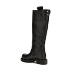 Black Calf Leather Bos Taurus Rain Boots
