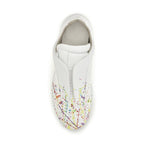 White Calf Leather Bos Taurus Low Top Sneakers