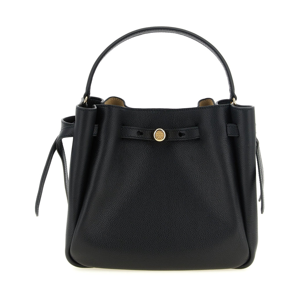 Black Cowhide Crossbody Bag