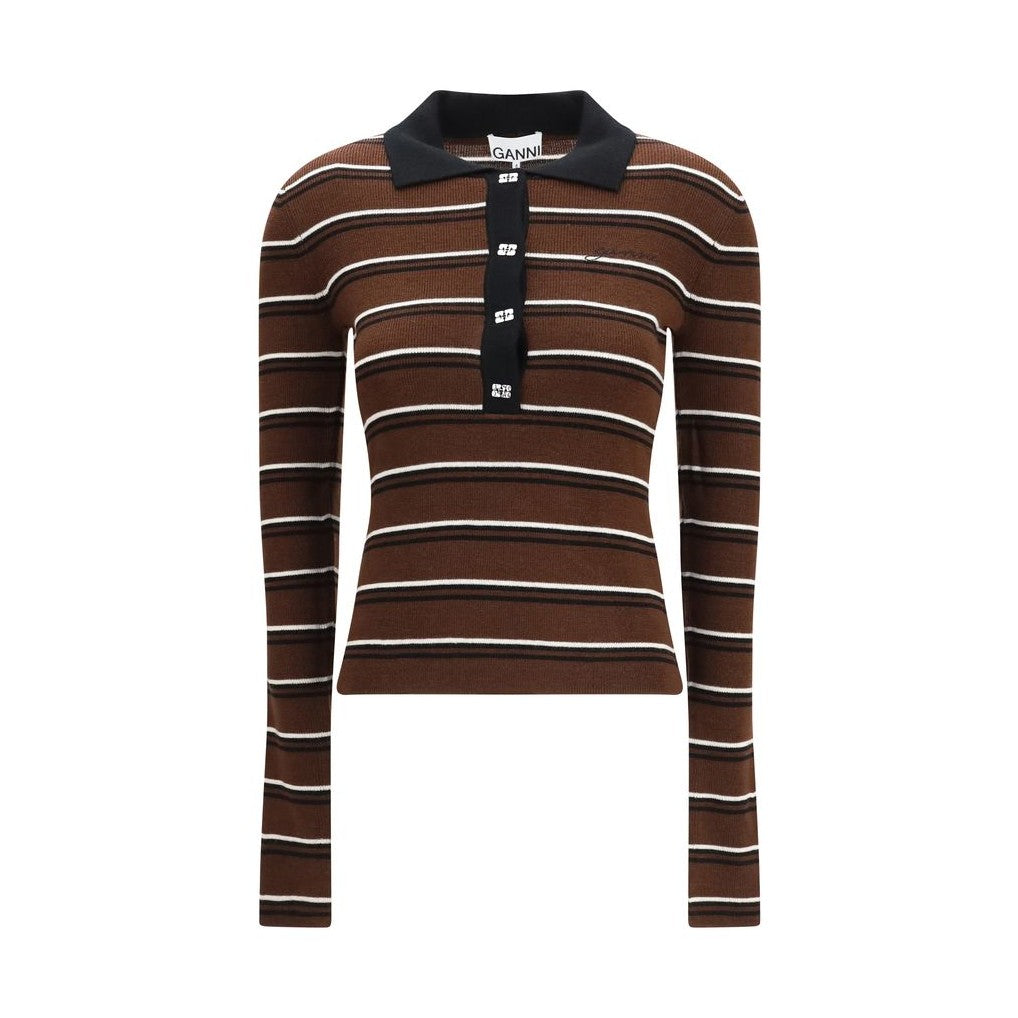Brown Wool Oves Aries Dress Shirt