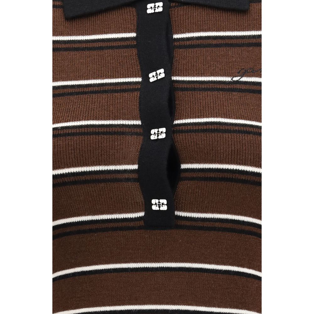 Brown Wool Oves Aries Casual Dress
