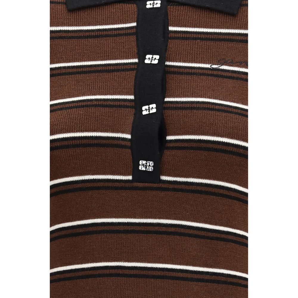 Brown Wool Oves Aries Dress Shirt