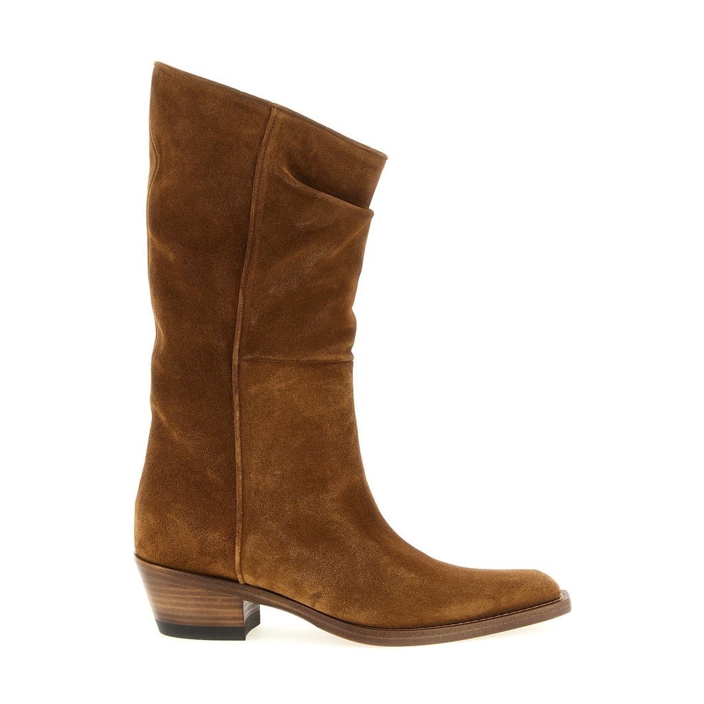 Brown Calfskin Chelsea Boots