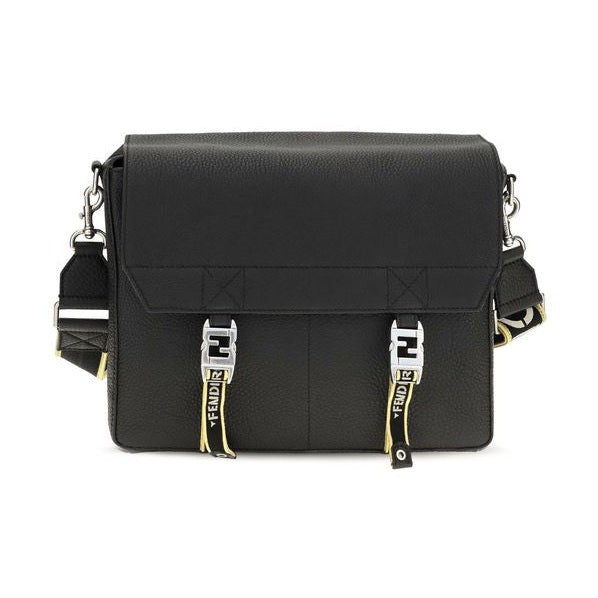 Black Calf Leather Bos Taurus Shoulder Bag