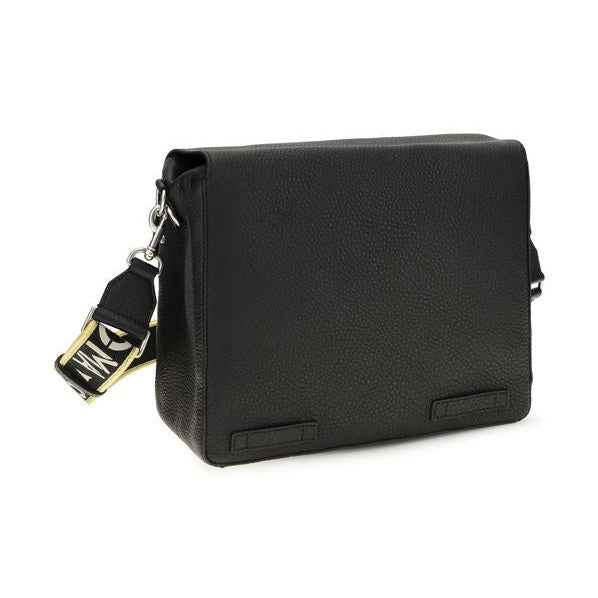 Black Calf Leather Bos Taurus Shoulder Bag