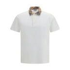 White Cotton Polo Shirt