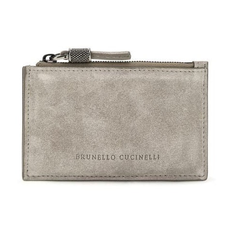 Gray Calf Leather Bos Taurus Wallet