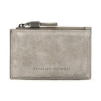 Gray Calf Leather Bos Taurus Wallet